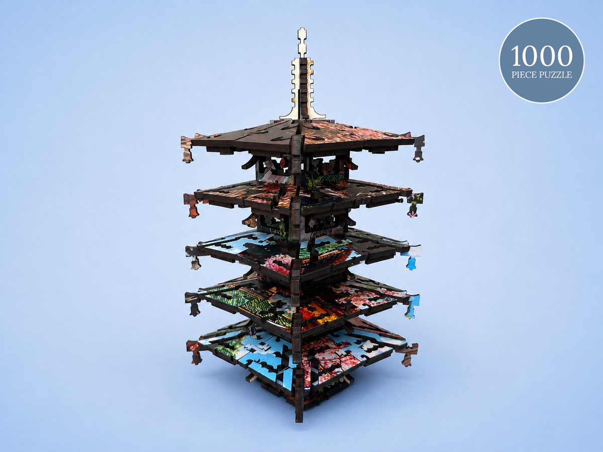 Kyoto in Bloom | Heritage 3D Series – Mosaic Puzzles