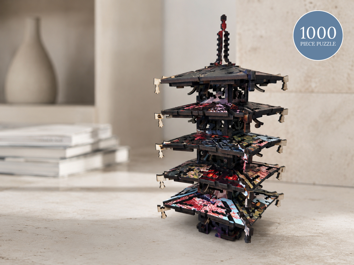 Kyoto in Bloom | Heritage 3D Series – Mosaic Puzzles