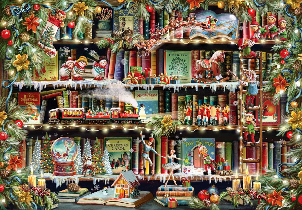 COLLECTION OF CHRISTMAS アートブック Enchanted-Christmas-Book-Nook-