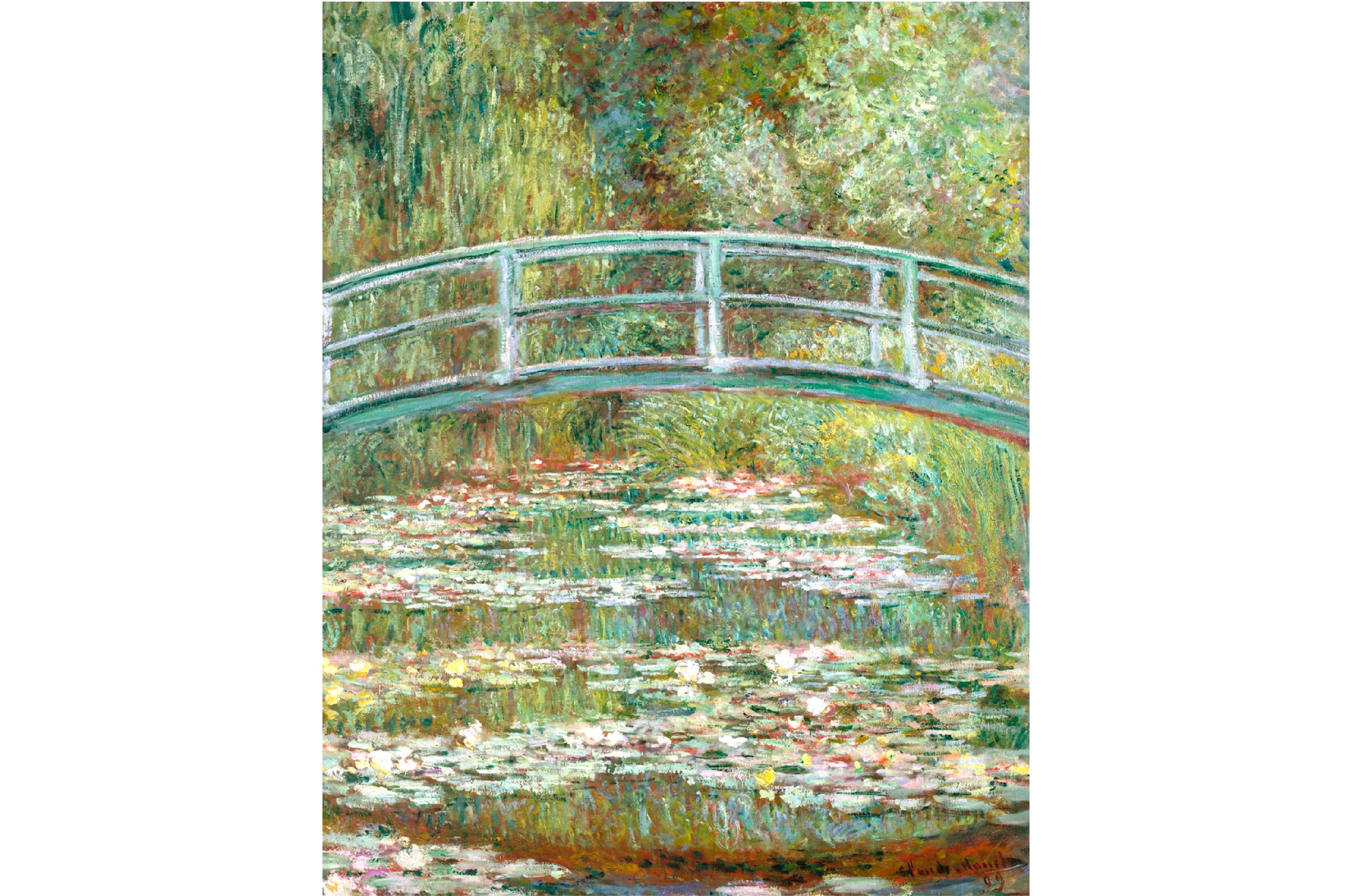 Bridge over a Pond of Water Lilies by Claude Monet