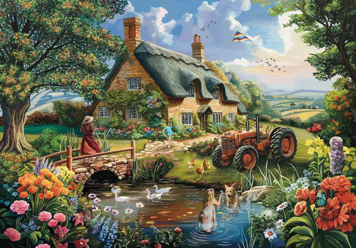 入手困難VANDOR☆NANCY GETZ作 鶴の絵柄プレート7枚セット Joyful-Morning-by-the-Tractor-
