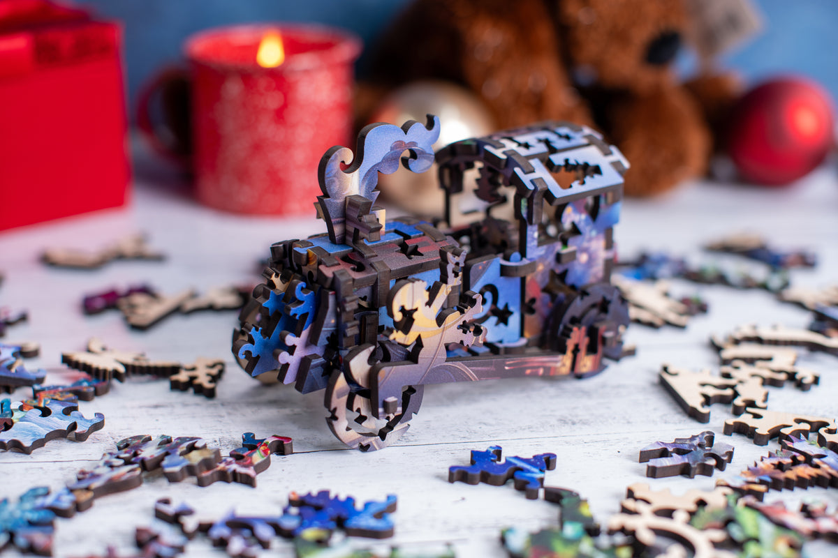 Christmastime at Santa's Station | Heritage 3D Series – Mosaic Puzzles