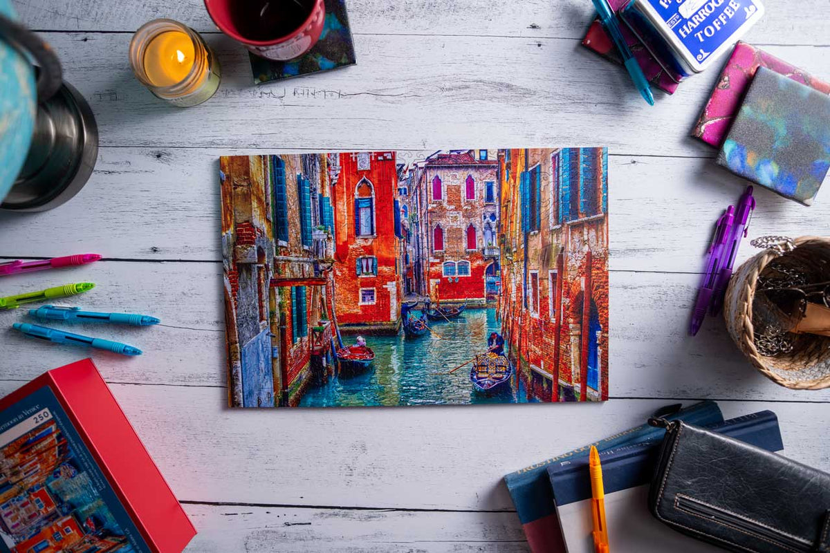  VENICE プレート 3枚セット An Afternoon in Venice – Mosaic Puzzles