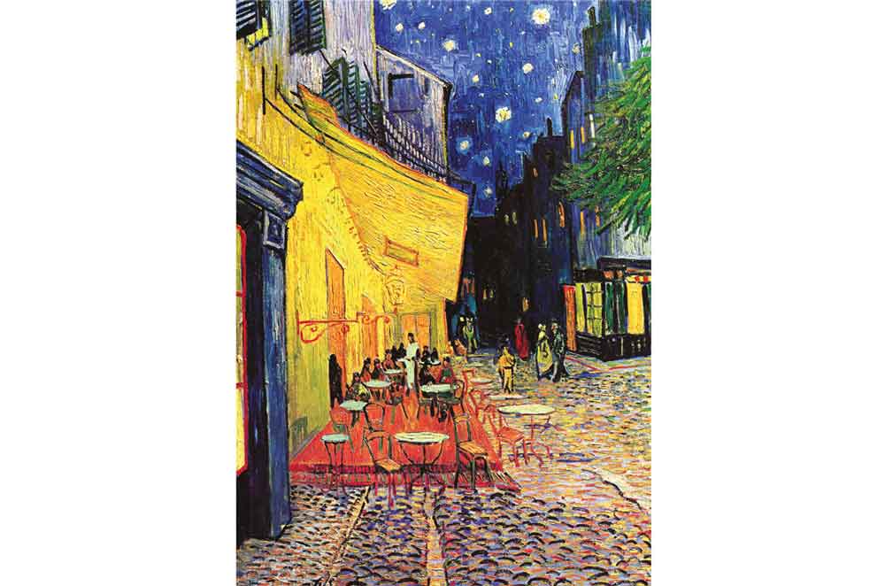 Moruska Cafe Terrace At Night Van Gogh Jigsaw Puzzle - 1000 Piece Art Puzzle For Adults