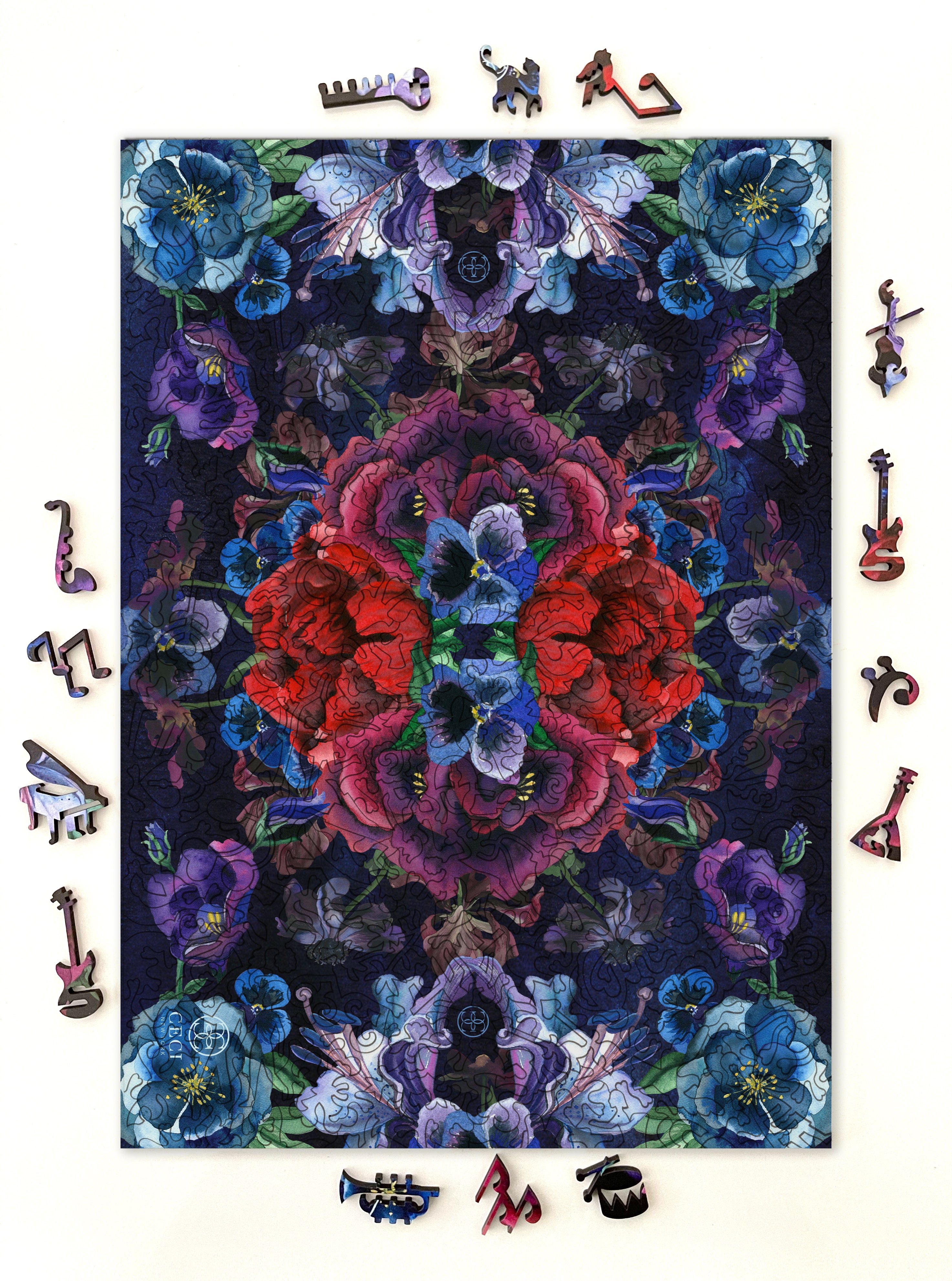 Violet Kaleidoscope by Ceci New York