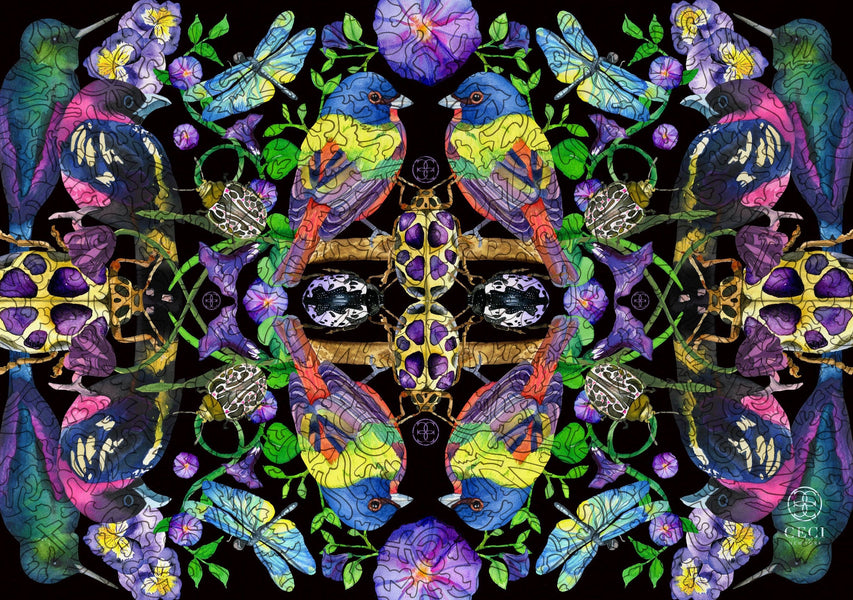 Winged Kaleidoscope by Ceci New York