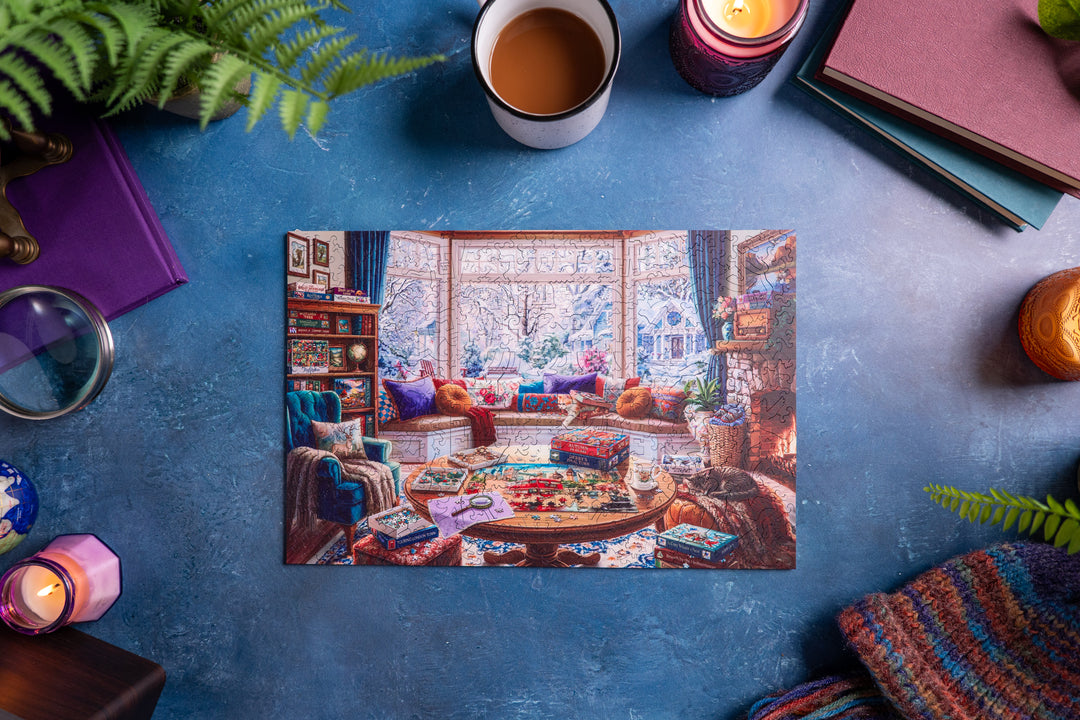A Cozy Puzzle Afternoon
