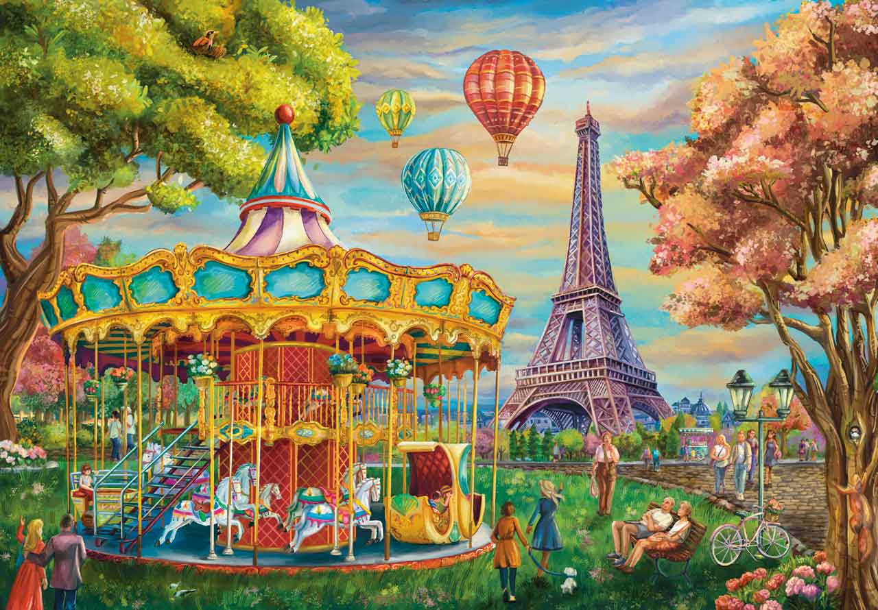Carousel Trocadero, Paris (3D)