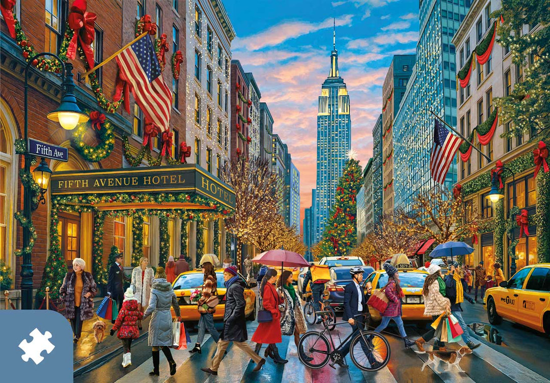 Christmas Lights Over Fifth Avenue | Traditions by Mosaic Puzzles