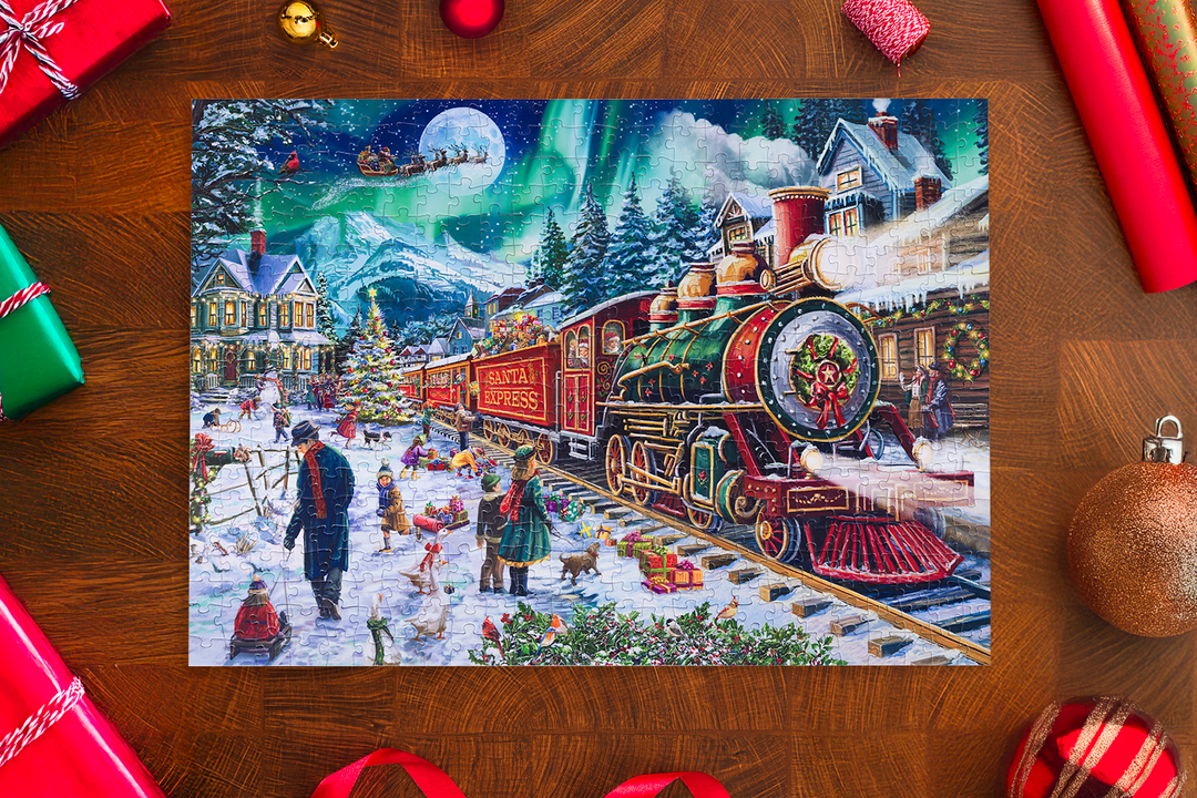 Christmas Cheer on the Tracks | Traditions by Mosaic Puzzles