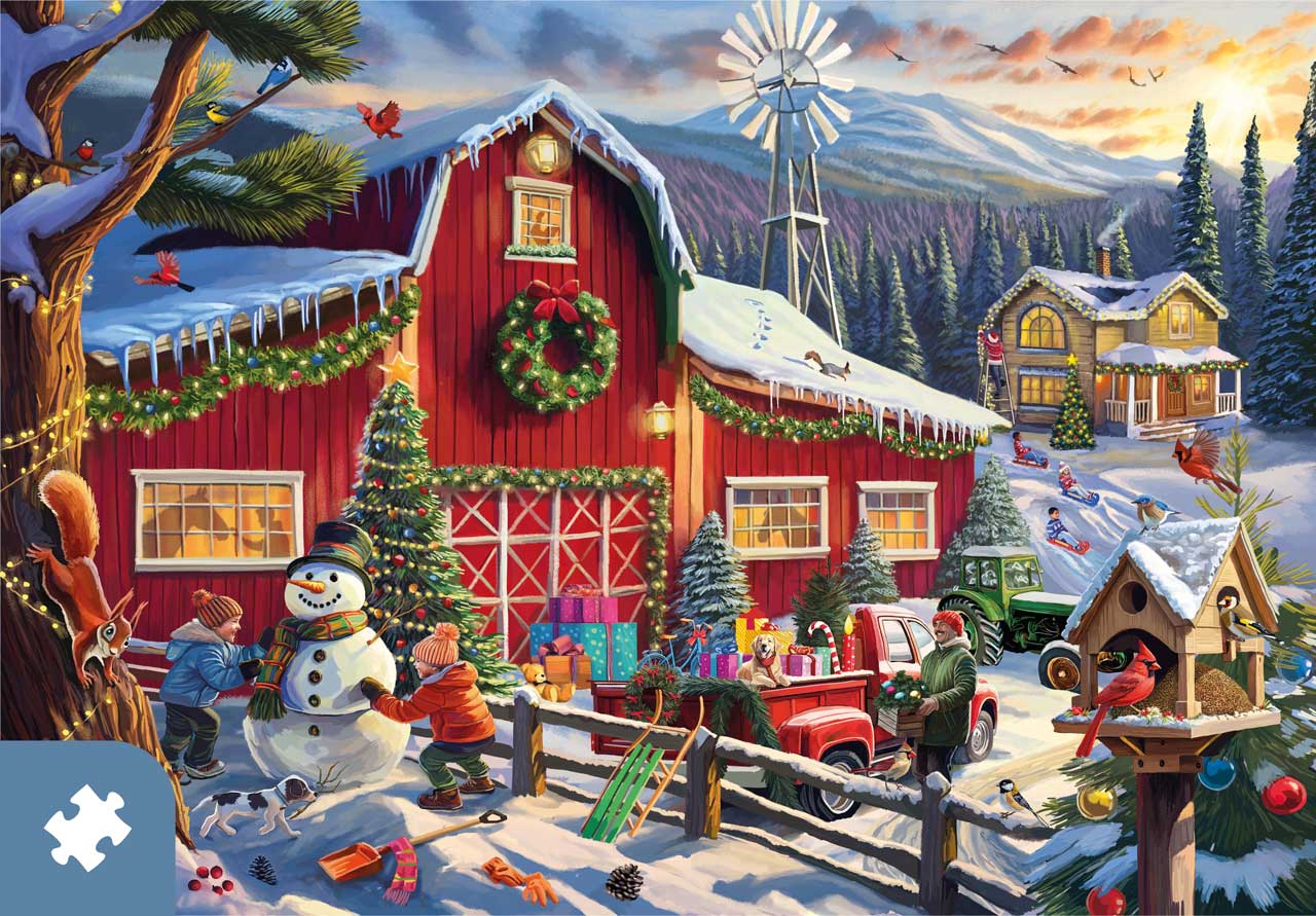 Christmas Winter Puzzles – Mosaic Puzzles