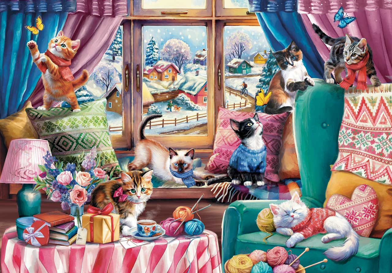 Cozy Kittens – Mosaic Puzzles