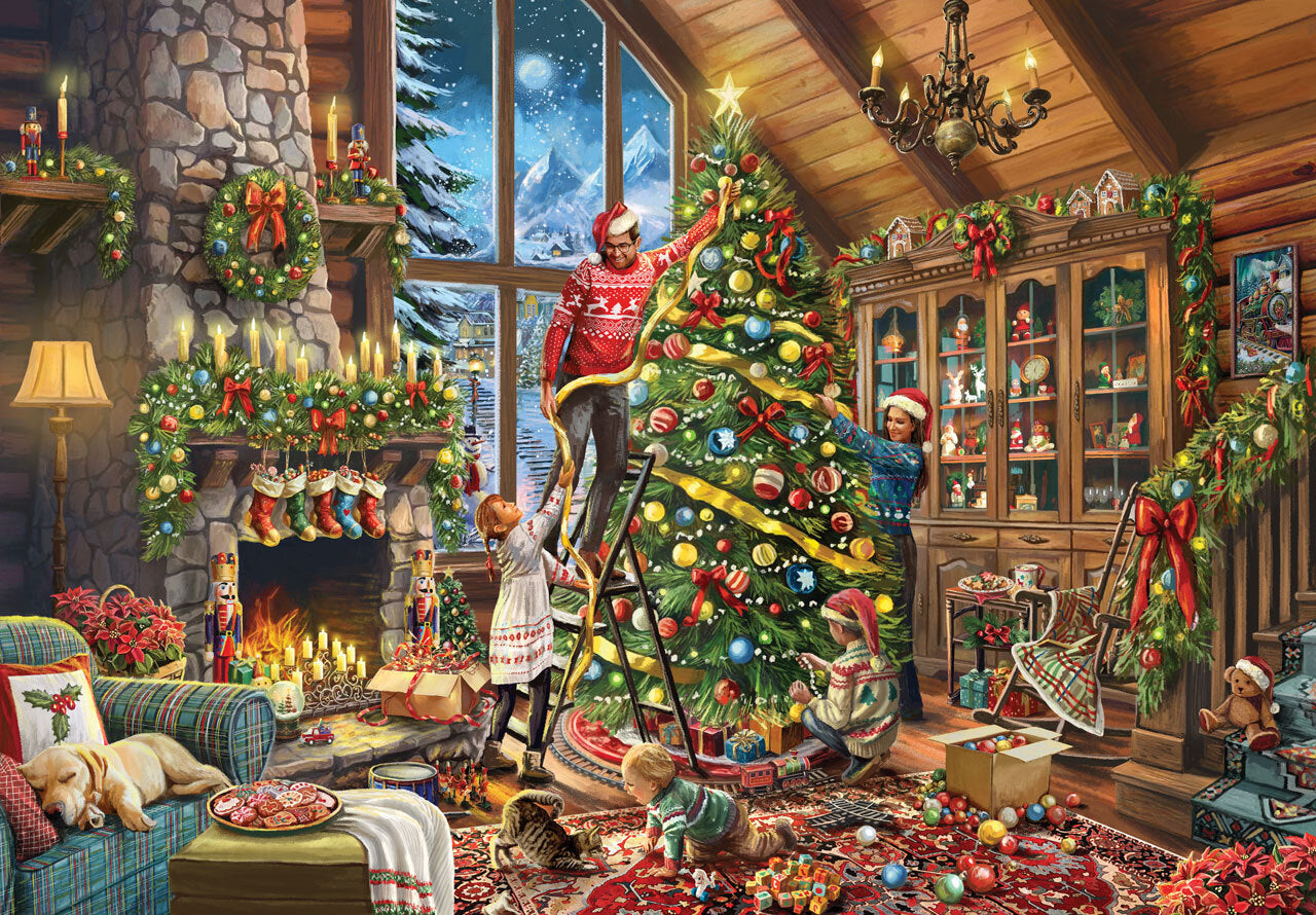 Fireside Christmas Cheer – Mosaic Puzzles