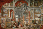 Gallery with Views of Modern Rome by Giovanni Paolo Panini
