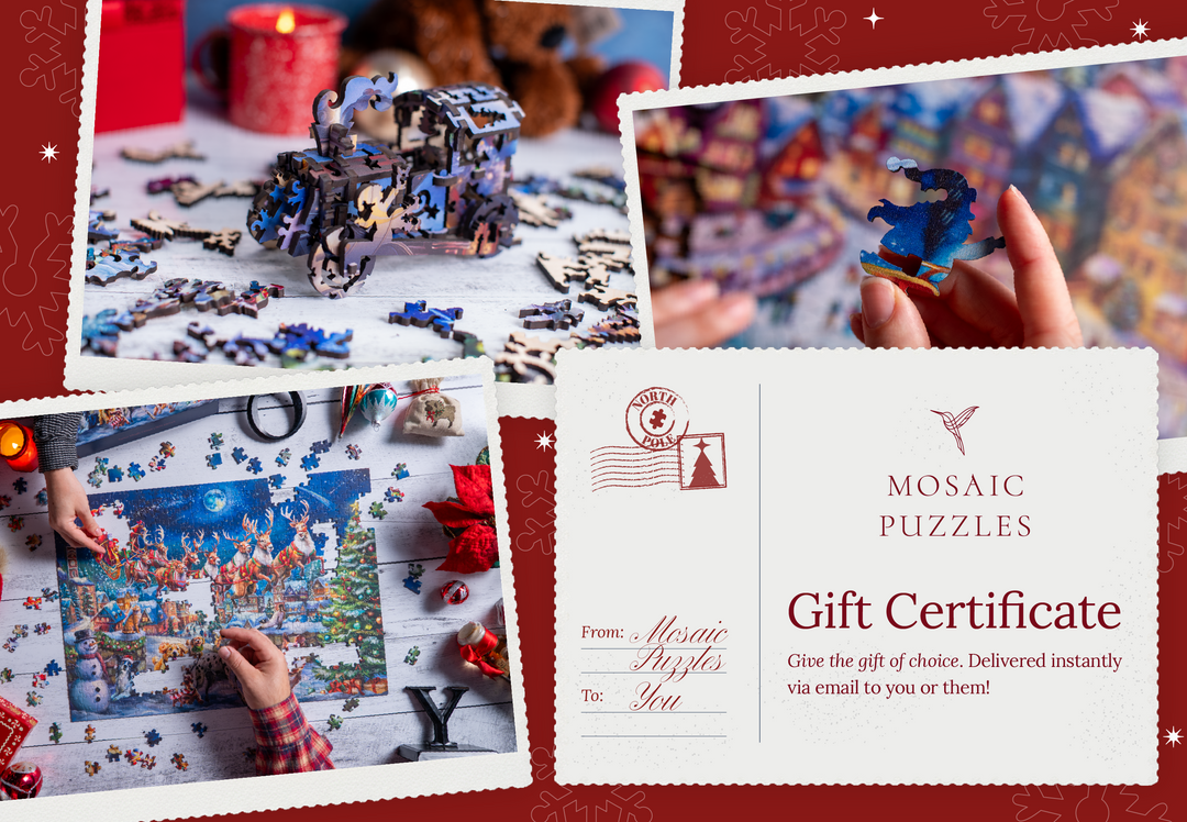 Mosaic Puzzles Gift Certificate