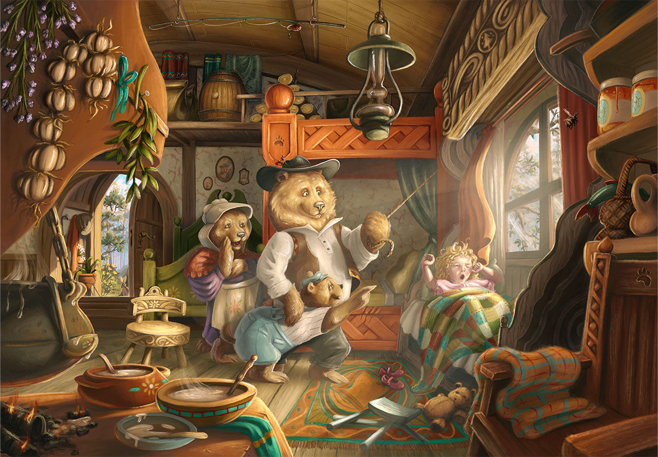 Goldilocks and the Three Bears – Mosaic Puzzles