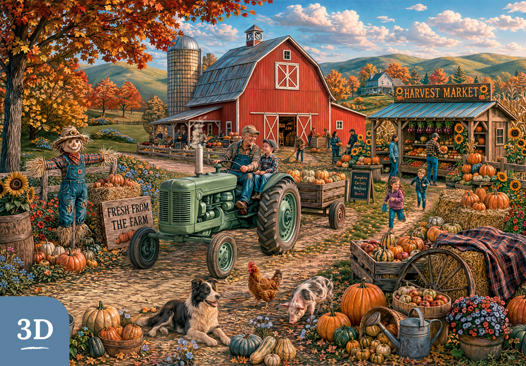 Harvest Market Day | Heritage 3D Series