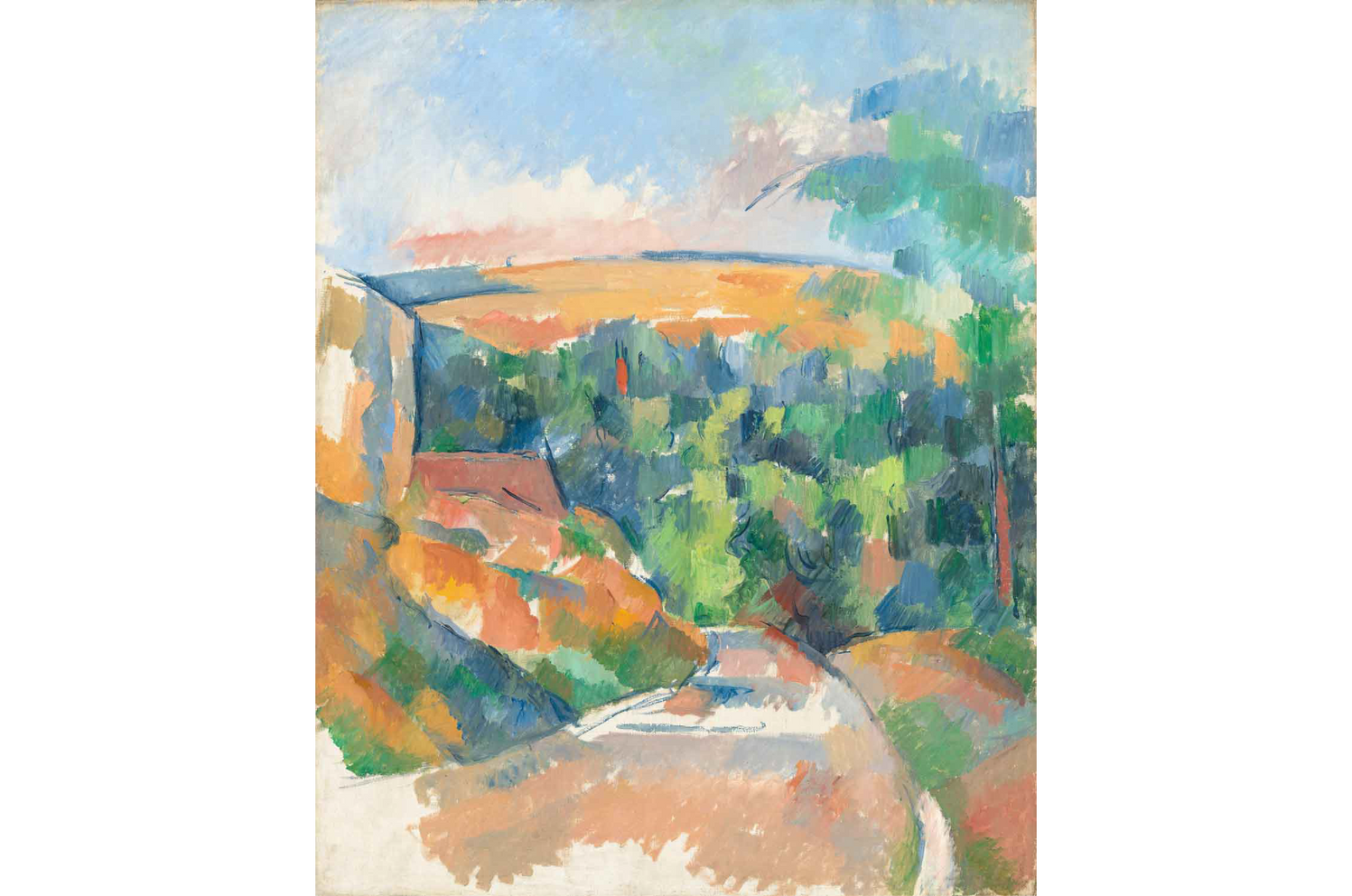 The Bend in the Road by Paul Cezanne