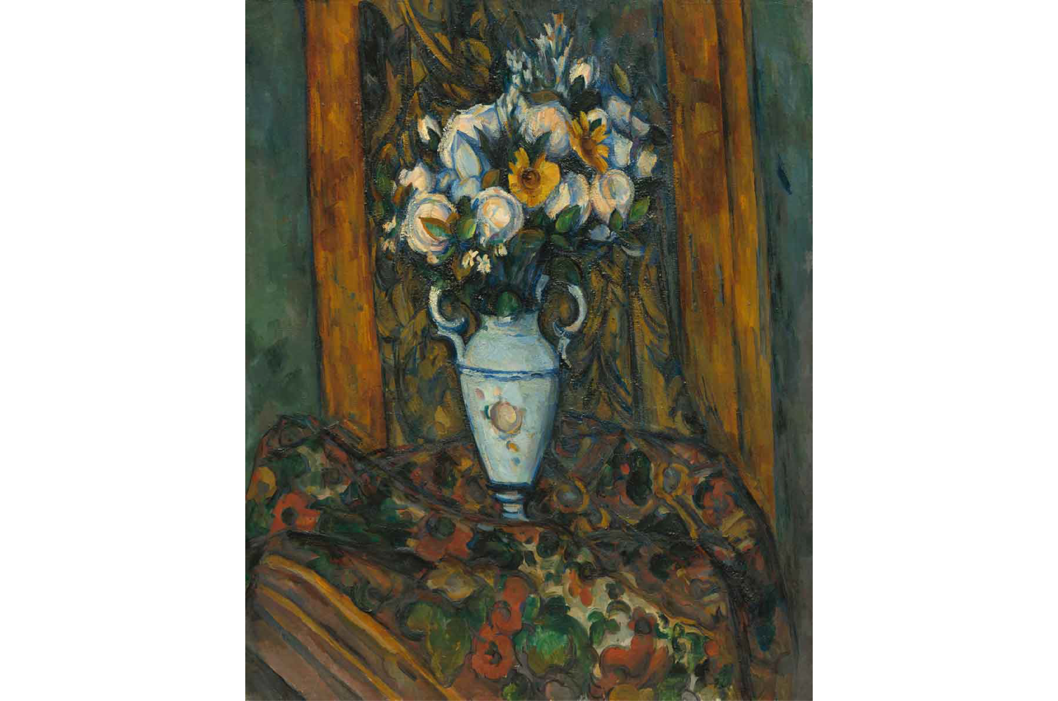 Vase of Flowers by Paul Cezanne