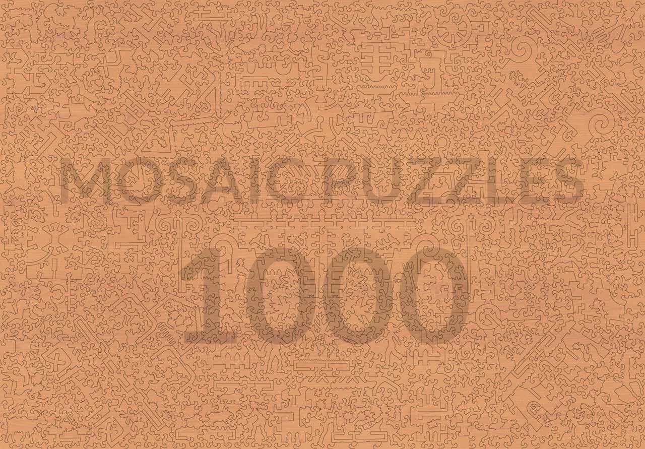 guepard のJim/V1 - brown mosaic Windmills at Sunset | Heritage 3D Series – Mosaic Puzzles