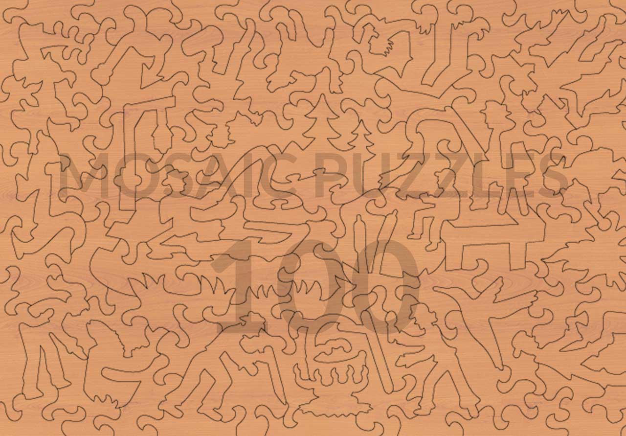 Family Lake Retreat – Mosaic Puzzles