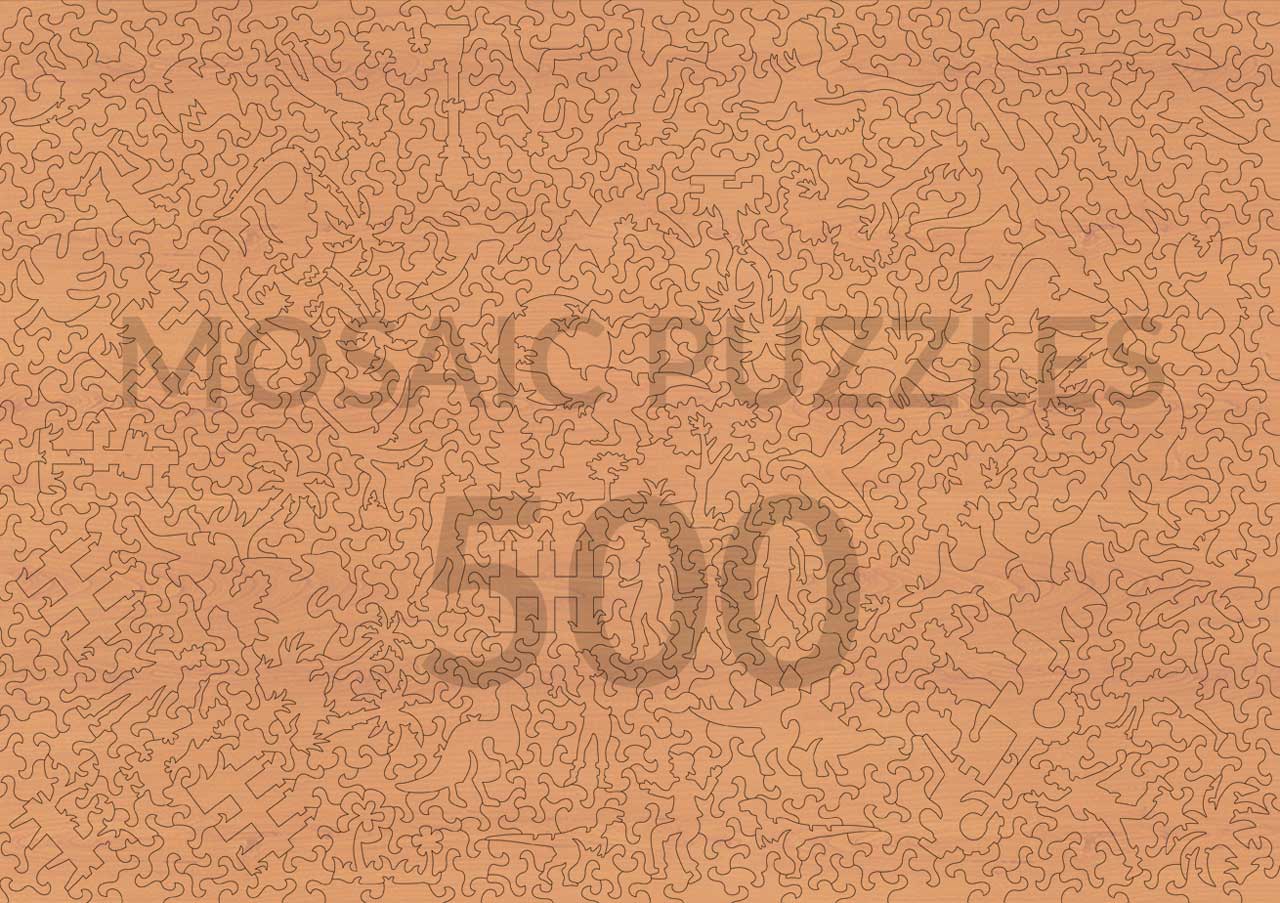Dinosaurs by Ceci New York – Mosaic Puzzles