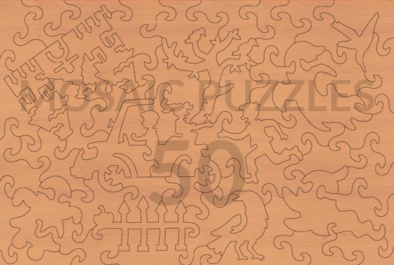 Escaping Ghost Town – Mosaic Puzzles