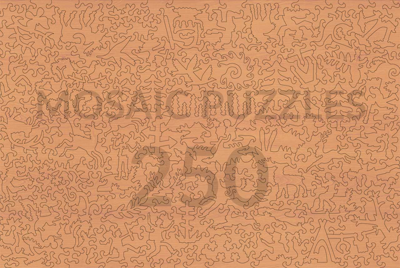 Red Acorn Forest – Mosaic Puzzles
