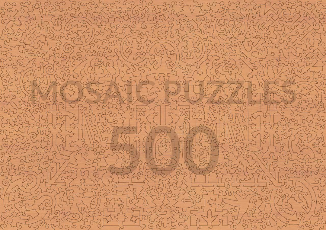 Wreath in the Snow – Mosaic Puzzles