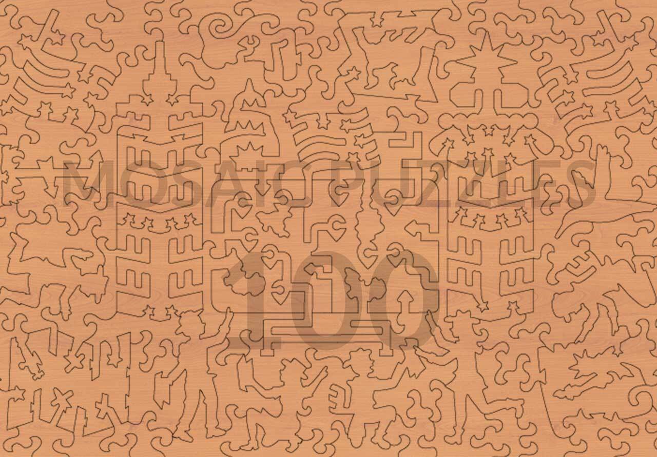 Map of America the Wonderland – Mosaic Puzzles