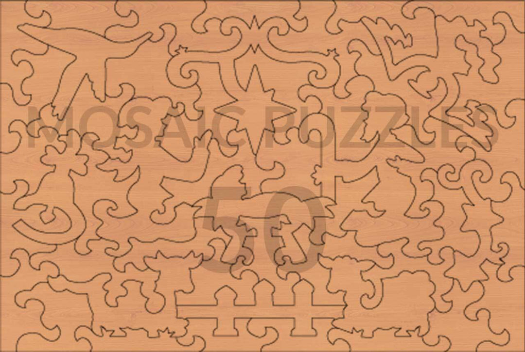 Stained Glass Nativity