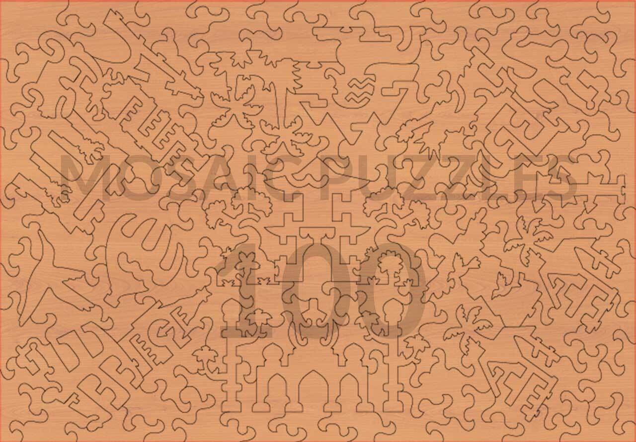 Around the World in Stamps – Mosaic Puzzles