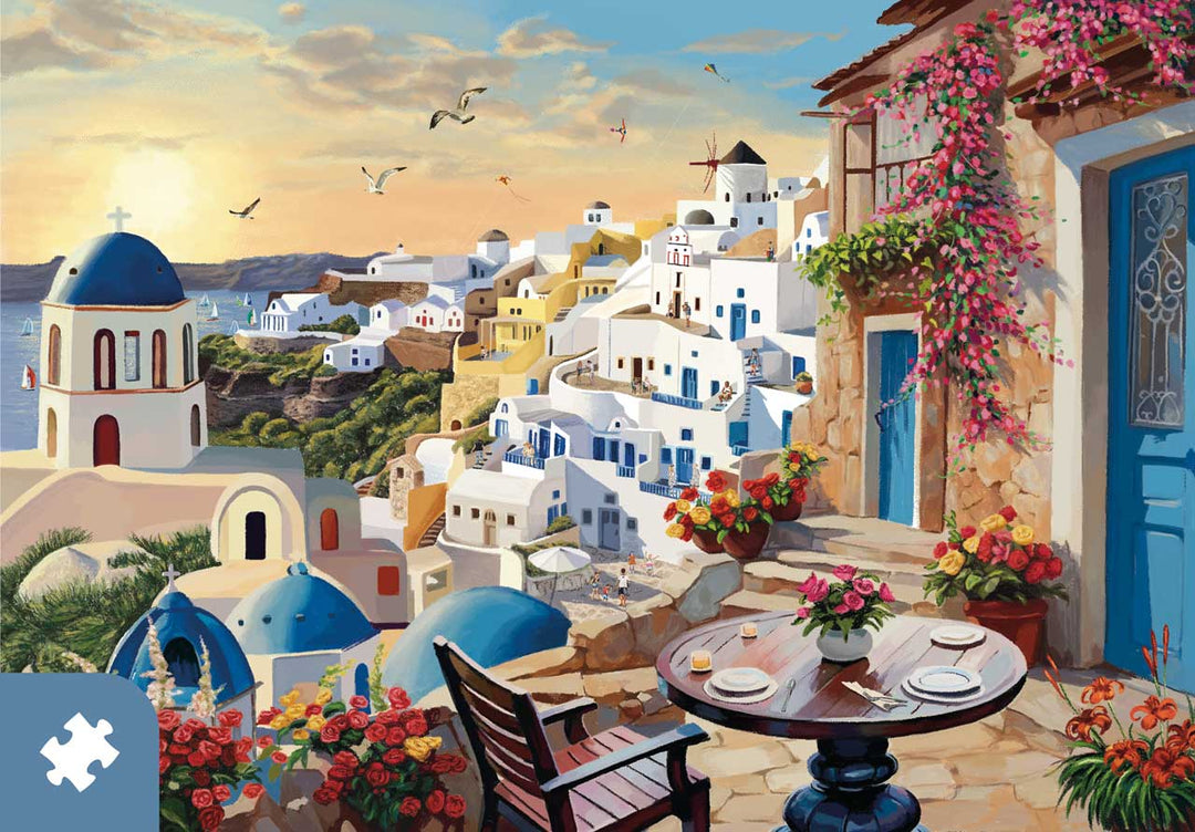 Morning View In Santorini | Traditions by Mosaic Puzzles