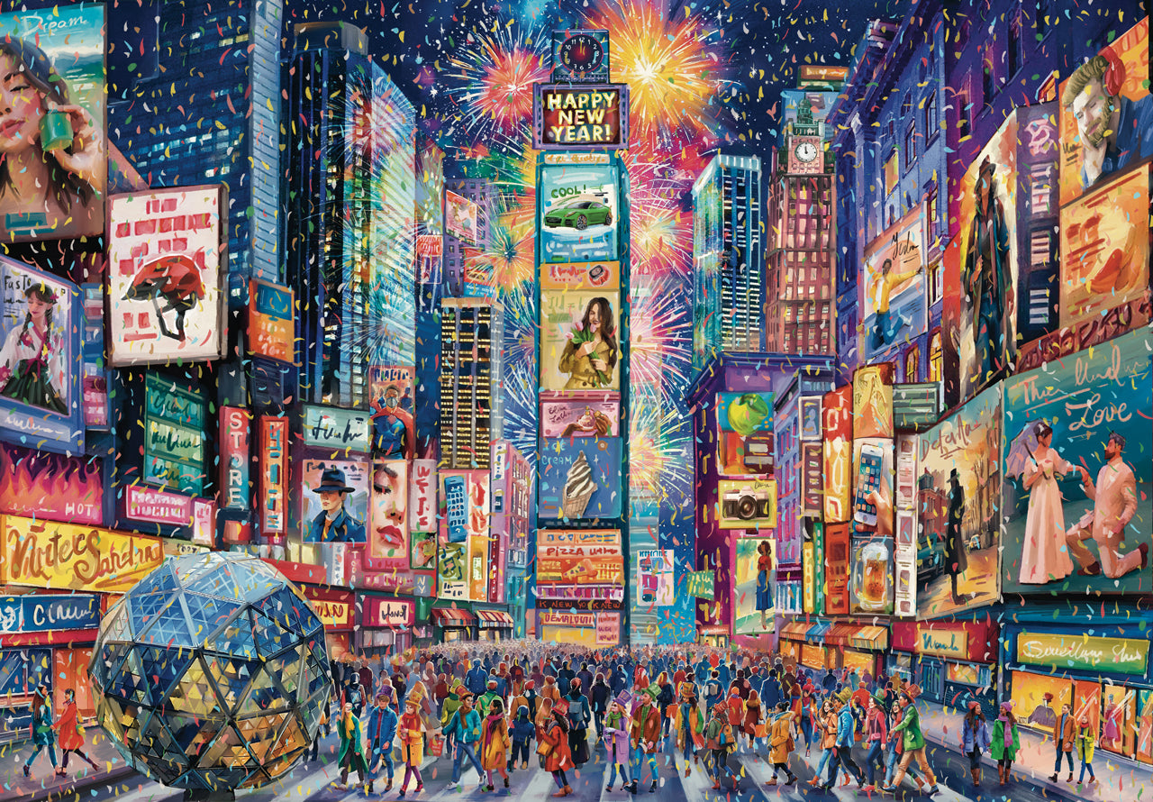 New Year's Eve in Times Square – Mosaic Puzzles