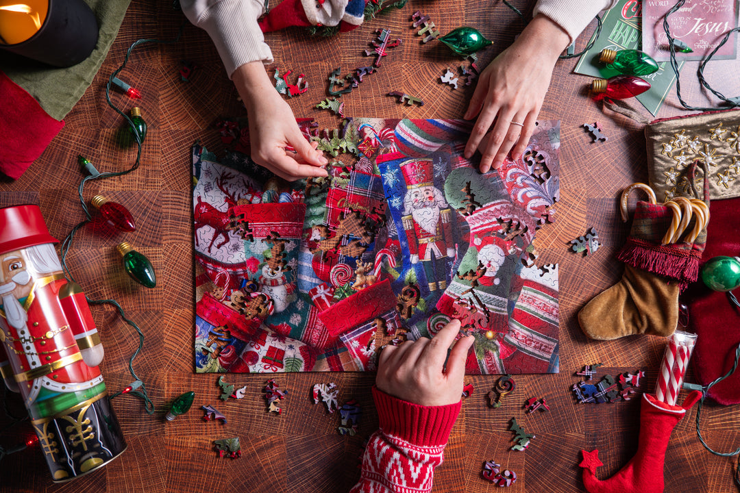 Santa's Stocking Table