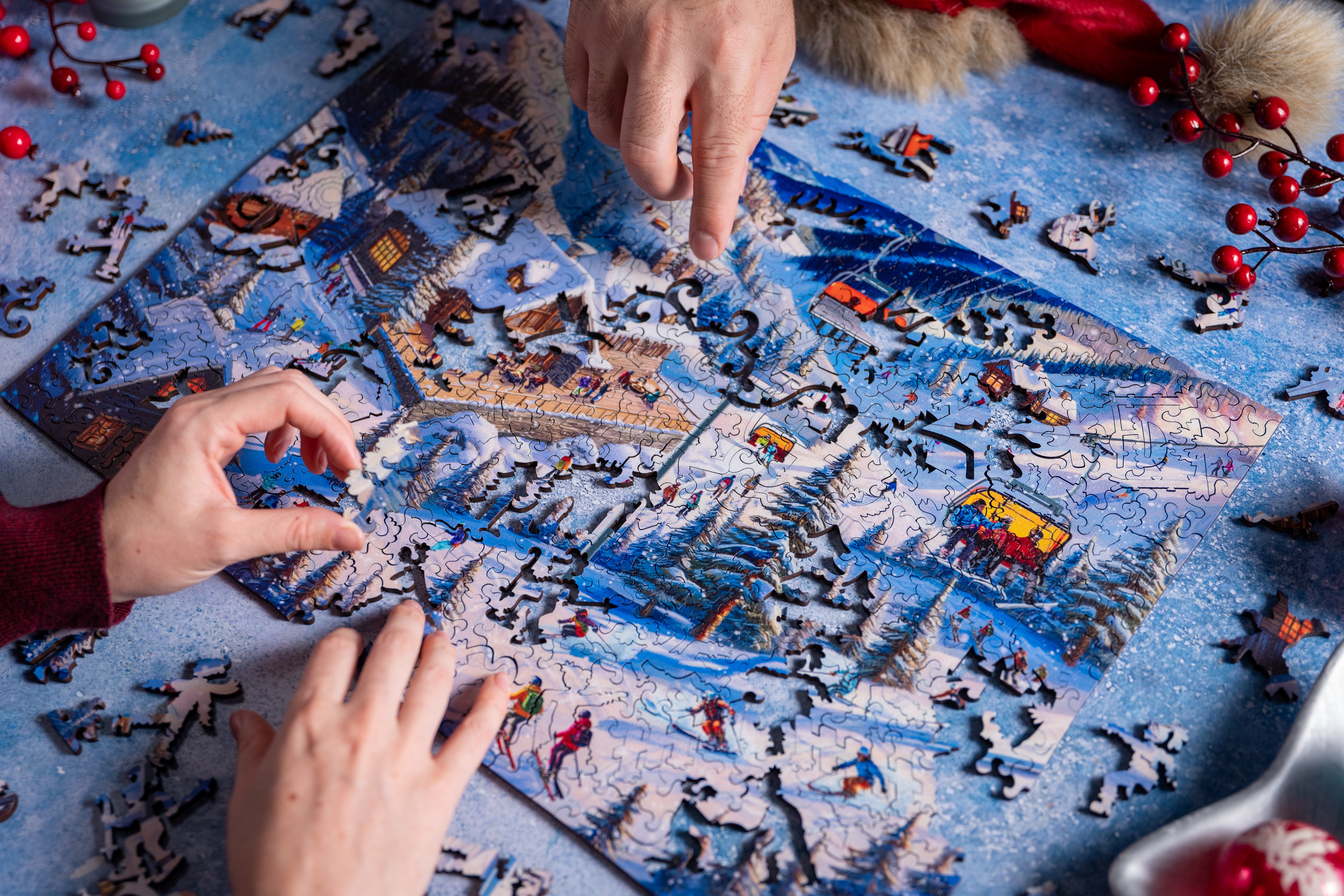 Ski Chalet Getaway – Mosaic Puzzles