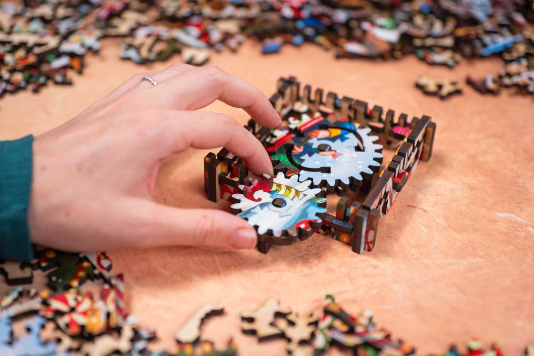 Carousel in Candy Cane Square | Heritage 3D Series