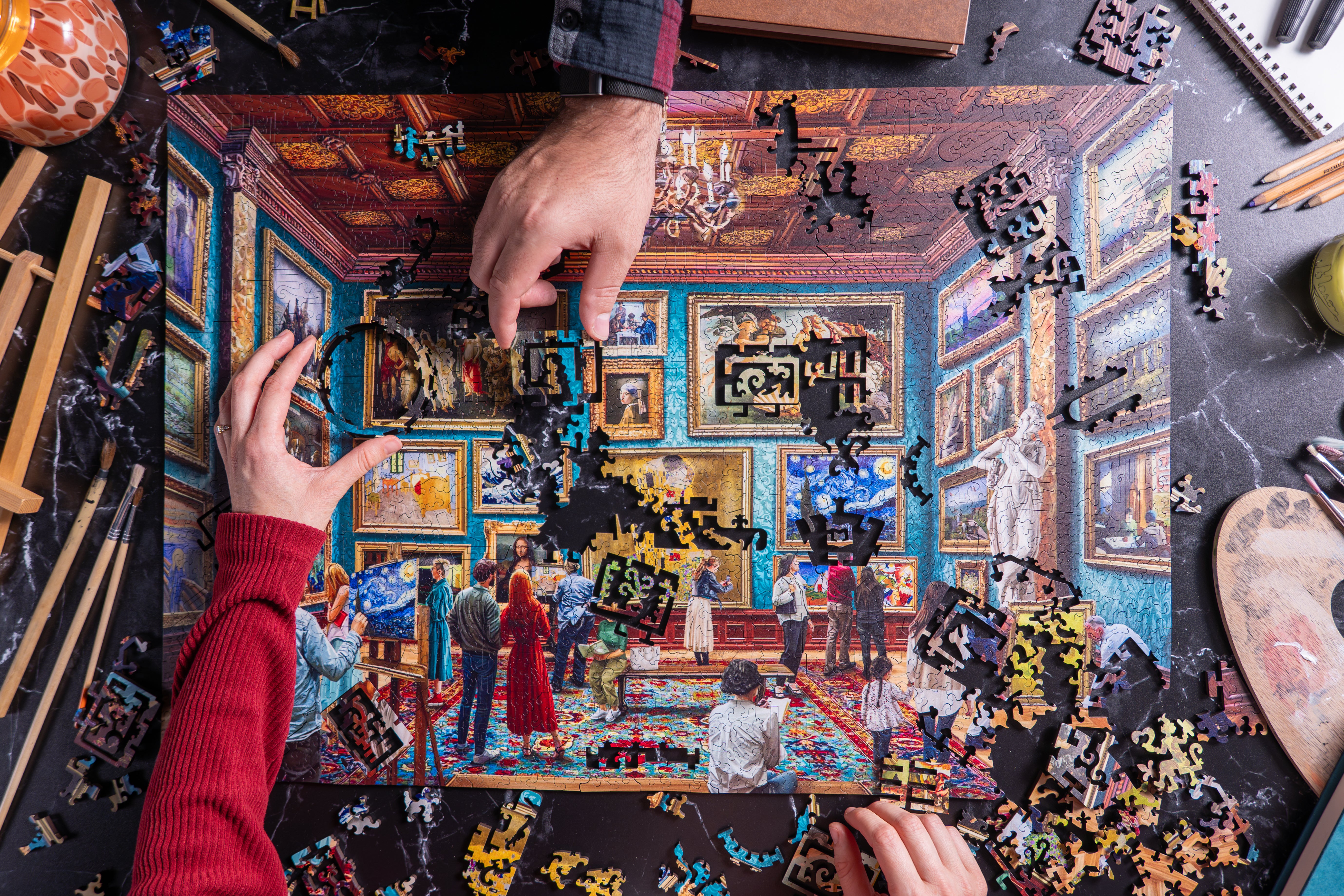 Many コラージュ Gallery of the Greats | Heritage 3D Series – Mosaic Puzzles