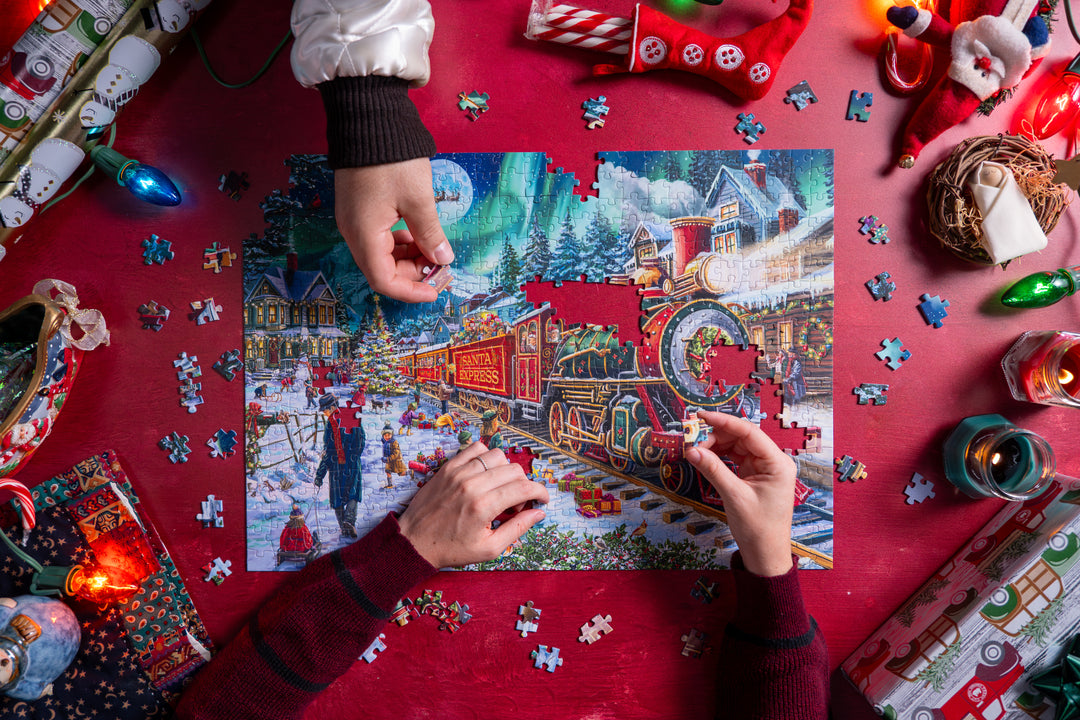 Christmas Cheer on the Tracks | Traditions by Mosaic Puzzles