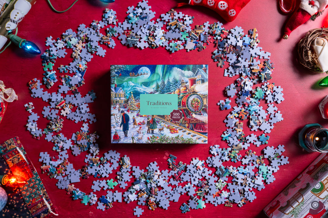 Christmas Cheer on the Tracks | Traditions by Mosaic Puzzles