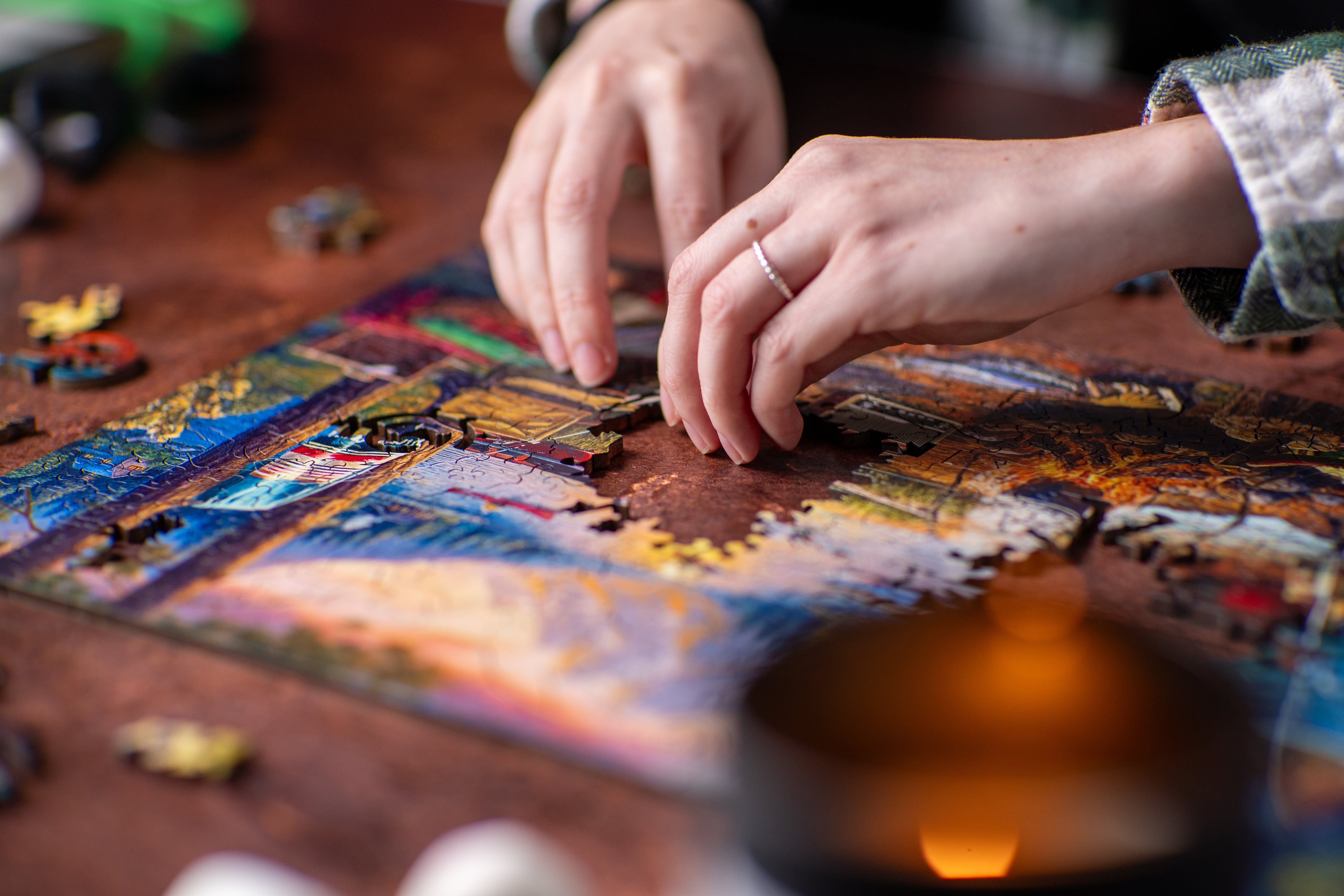 Casting by the Campfire – Mosaic Puzzles