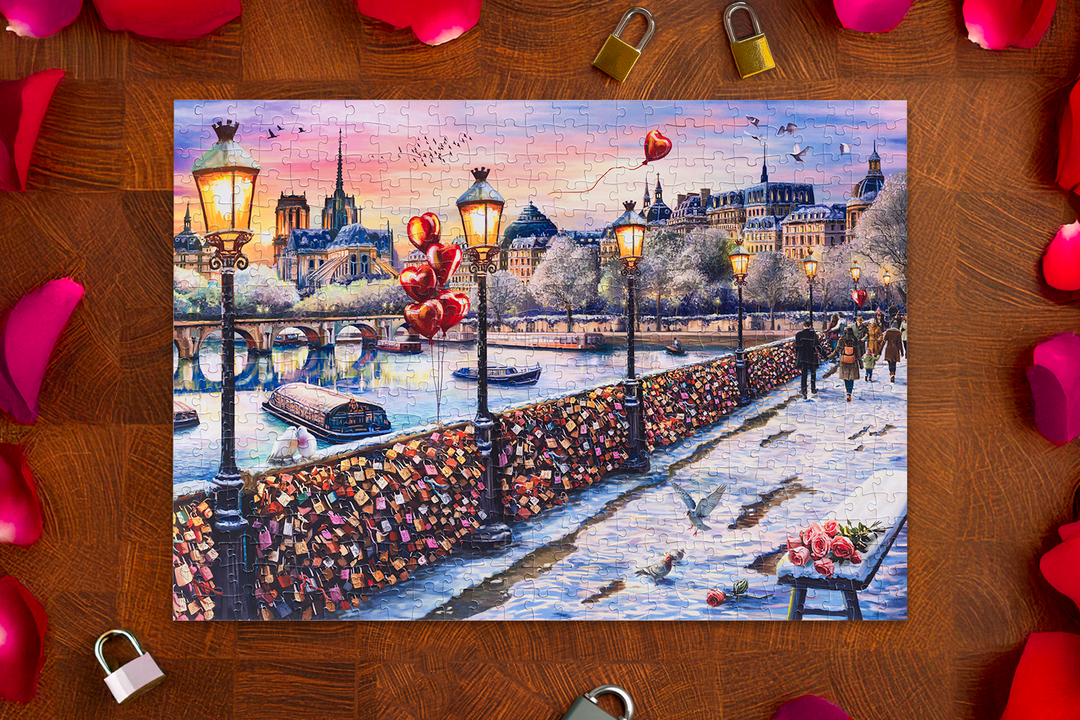 Lovers' Bridge, Paris | Traditions by Mosaic Puzzles