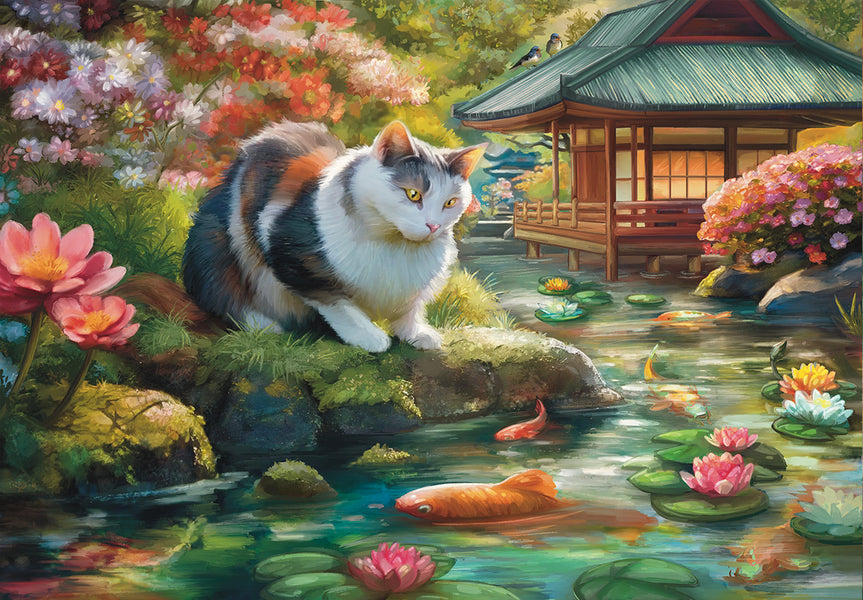 The Koi and the Kitty Encounter