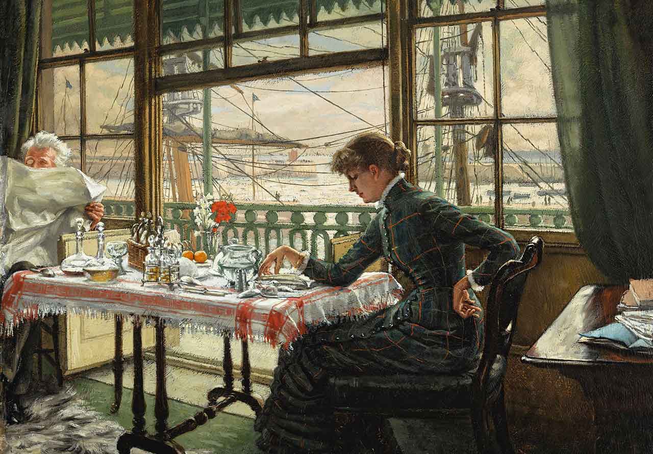 Room Overlooking the Harbour by James Tissot – Mosaic Puzzles