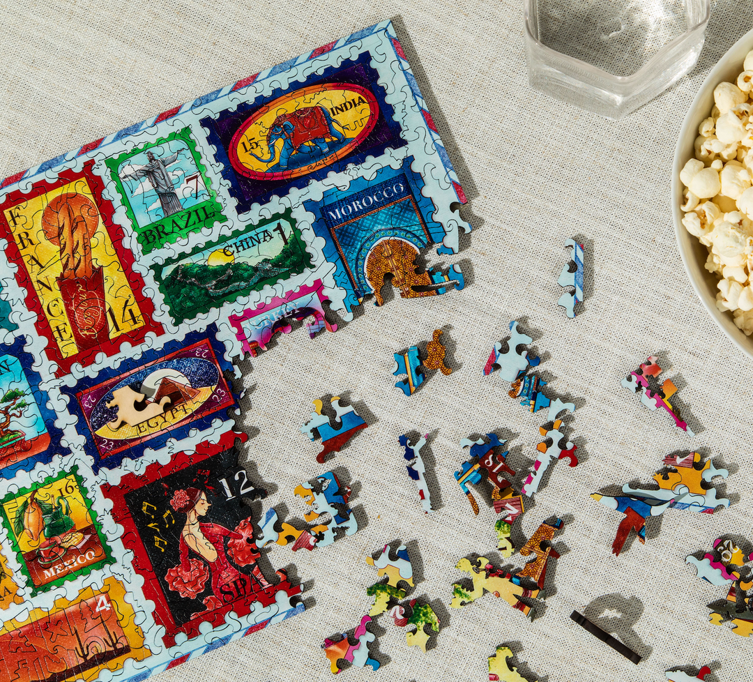 Around the World in Stamps