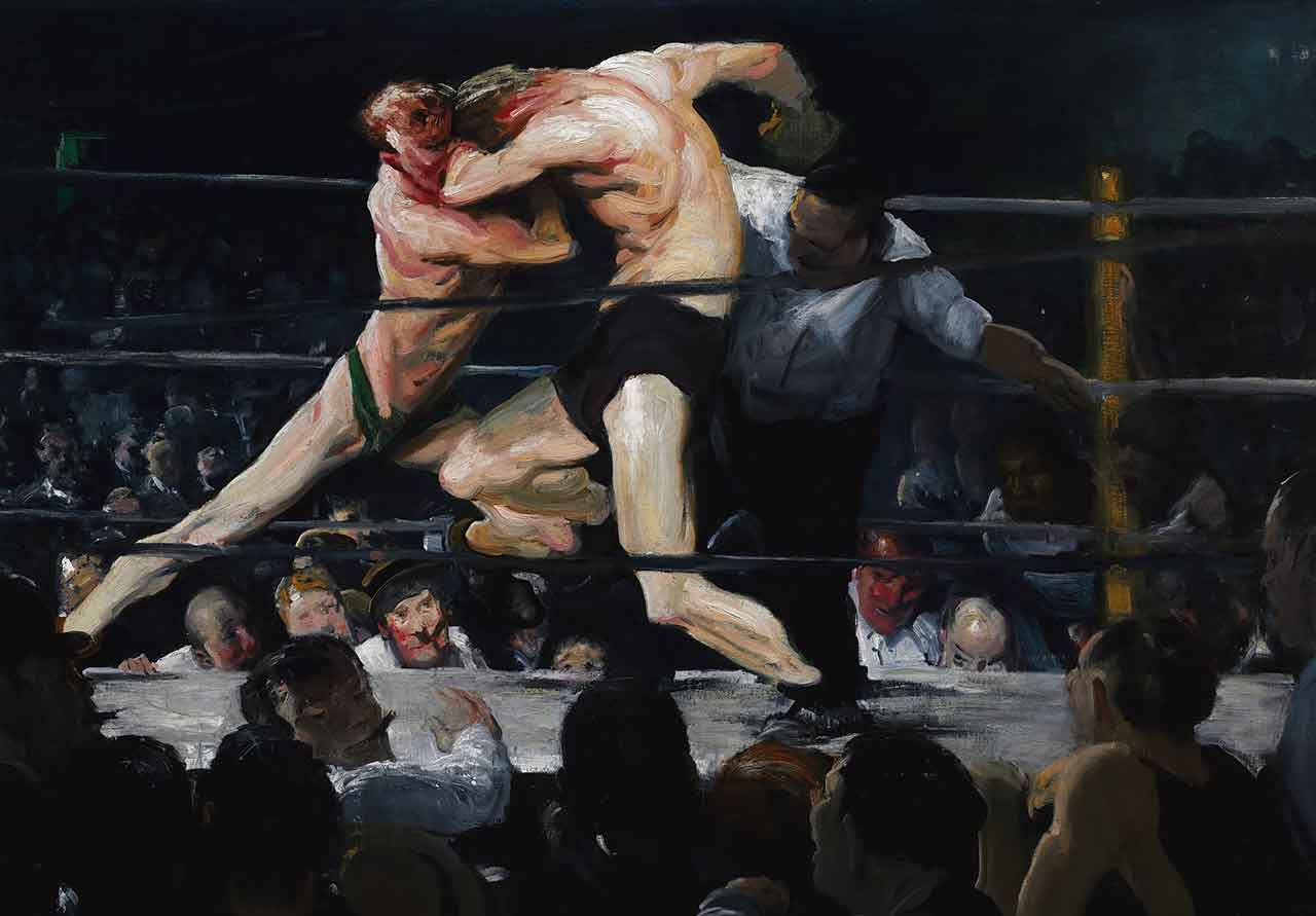 Stag at Sharkeys by George Bellows
