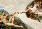 The Creation of Adam by Michelangelo
