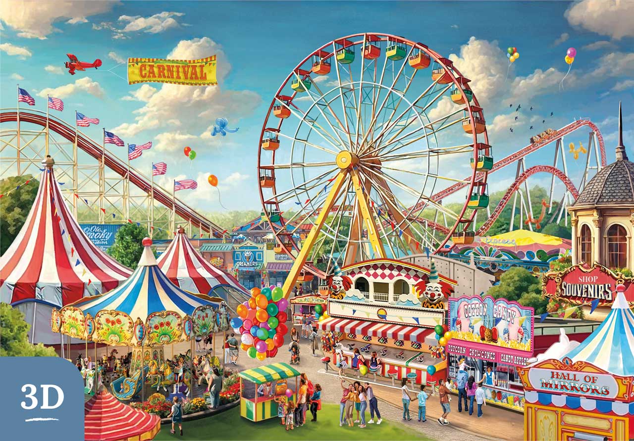 The Grand Carnival | Heritage 3D Series – Mosaic Puzzles