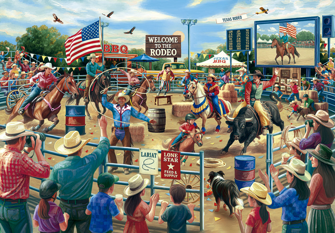 The Riders of Texas Rodeo – Mosaic Puzzles