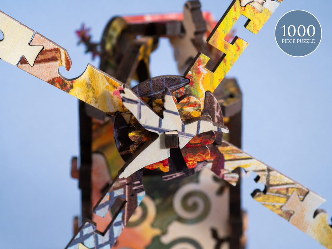 Windmills at Sunset | Heritage 3D Series